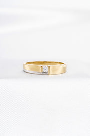 Nhẫn cưới nữ Bảo Tín K&K Vàng kiểu Ý 750 Loyal