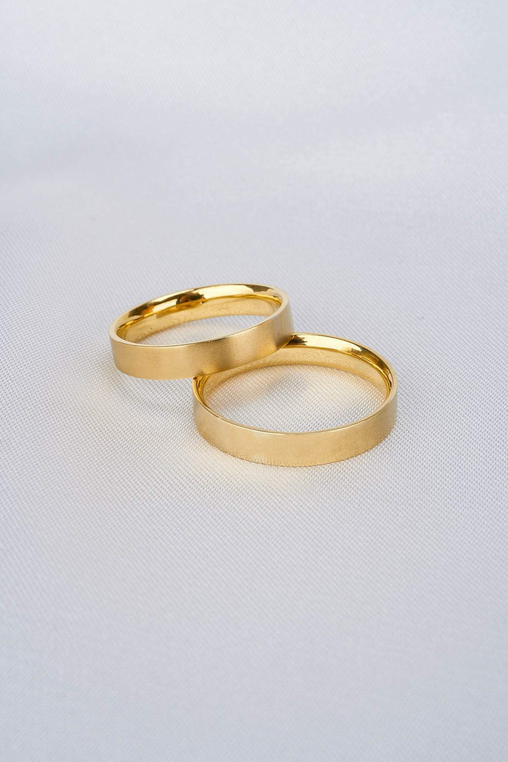 Nhẫn cưới nữ Bảo Tín K&K Vàng kiểu Ý 750 Dear