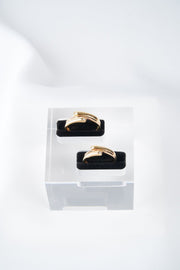 Nhẫn vàng, hồng vàng 2 màu Bảo Tín K&K Vàng kiểu Ý 750 đính Kim cương