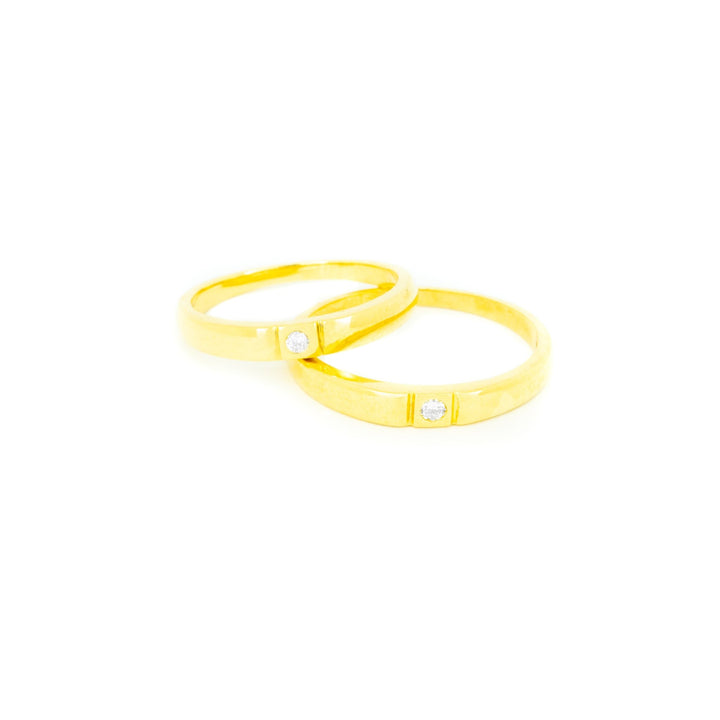Nhẫn cưới xoàn Bảo Tín K&K vàng 18K - Bảo Tín K&K