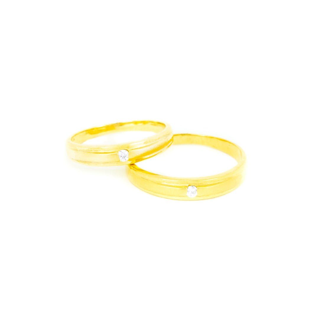 Nhẫn cưới xoàn Bảo Tín K&K vàng 18K - Bảo Tín K&K