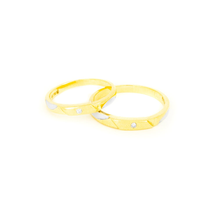 Nhẫn cưới xoàn Bảo Tín K&K vàng 18K - Bảo Tín K&K