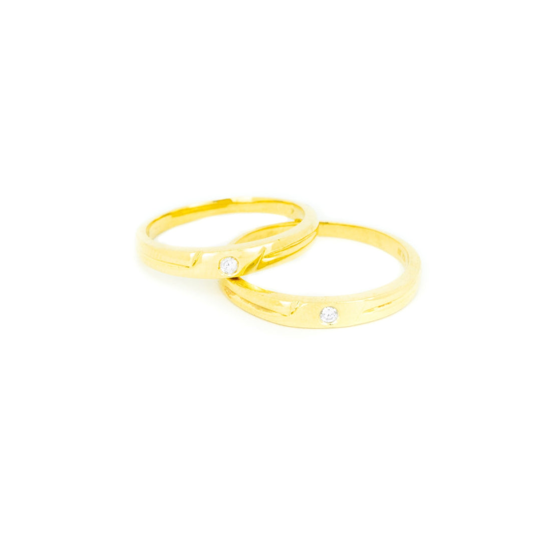 Nhẫn cưới xoàn Bảo Tín K&K vàng 18K - Bảo Tín K&K