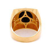 Nhẫn nam vàng Bảo Tín K&K Vàng 18K đính Đá màu - Bảo Tín K&K