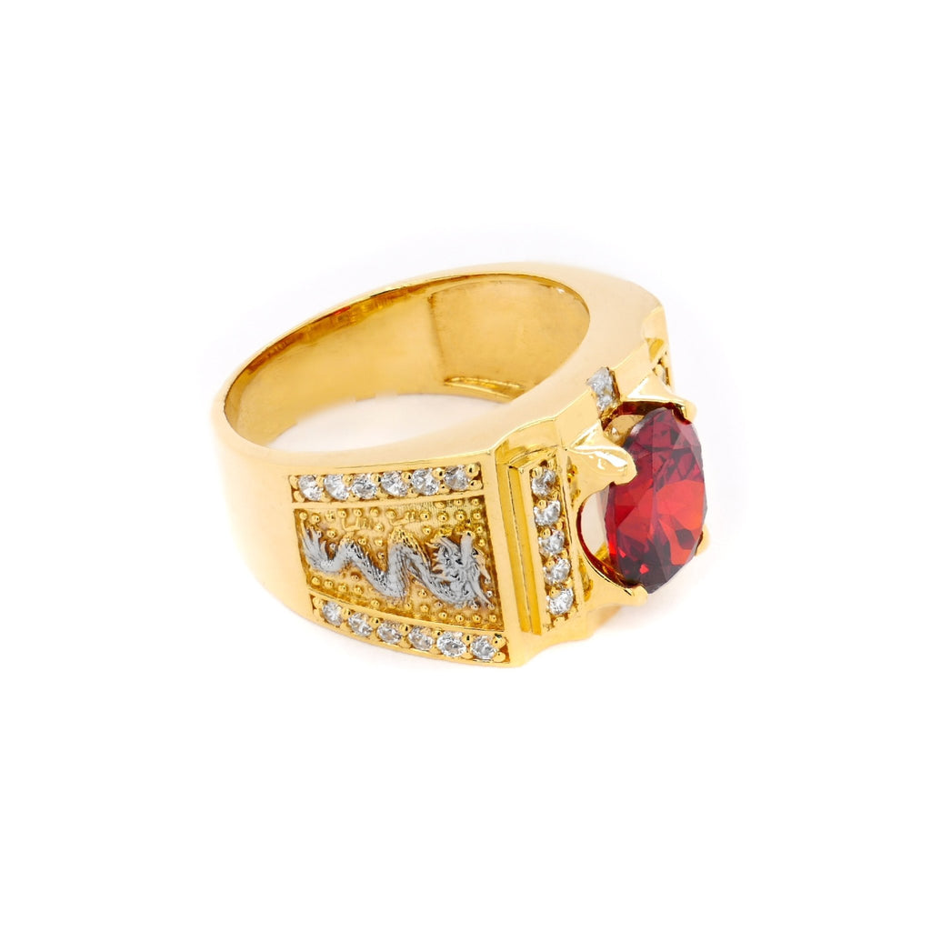 Các mẫu nhẫn nam đá ruby đẹp trên 100 triệu - Nhẫn Đá Quý