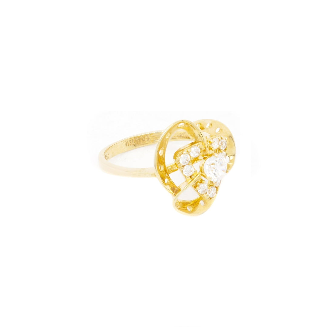 Nhẫn vàng Bảo Tín K&K Vàng 14K đính Đá cao cấp - Bảo Tín K&K