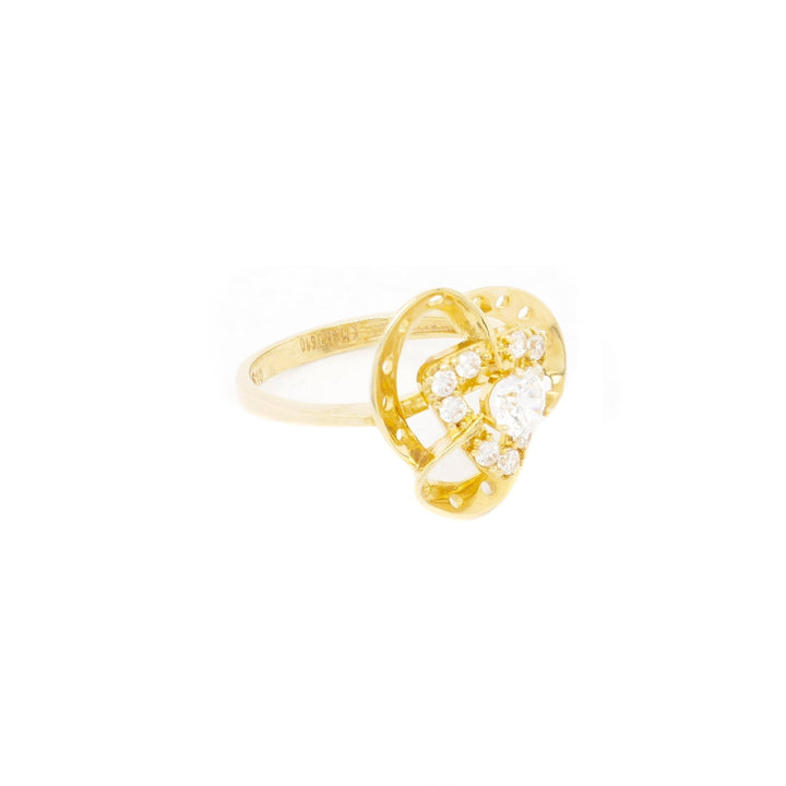 Nhẫn vàng Bảo Tín K&K Vàng 14K đính Đá cao cấp - Bảo Tín K&K