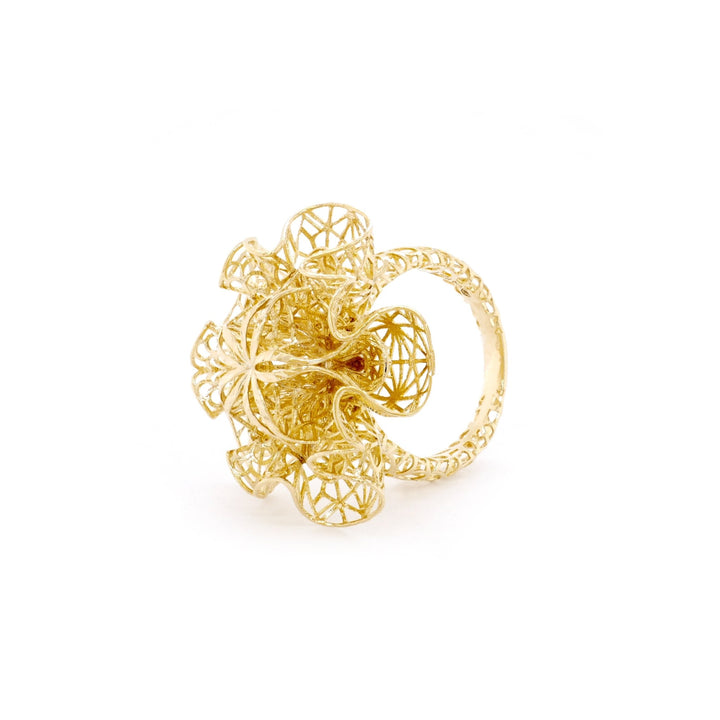 Nhẫn vàng hoa lưới Bảo Tín K&K Vàng 14K - Bảo Tín K&K