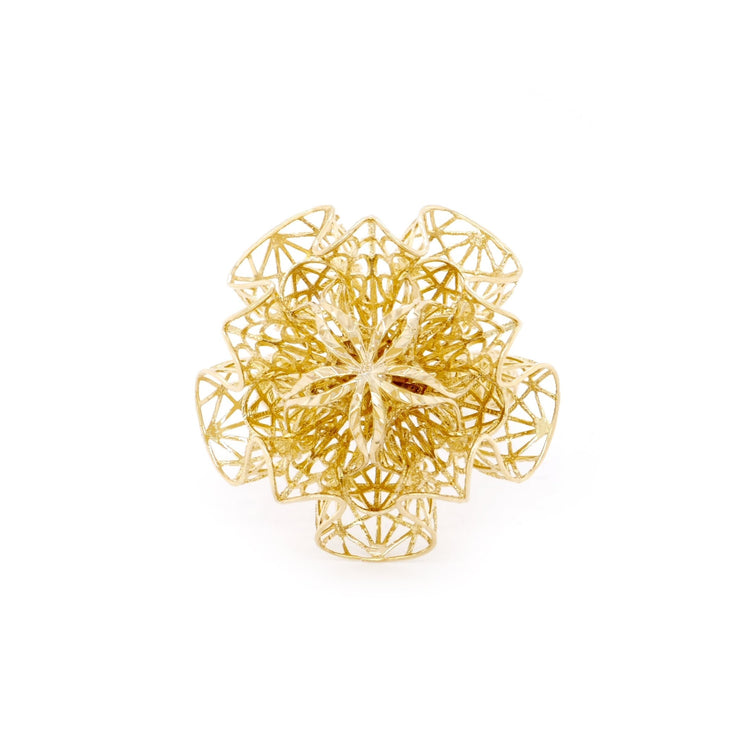 Nhẫn vàng hoa lưới Bảo Tín K&K Vàng 14K - Bảo Tín K&K