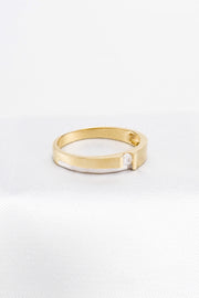 Nhẫn cưới nữ Bảo Tín K&K Vàng kiểu Ý 750 Loyal