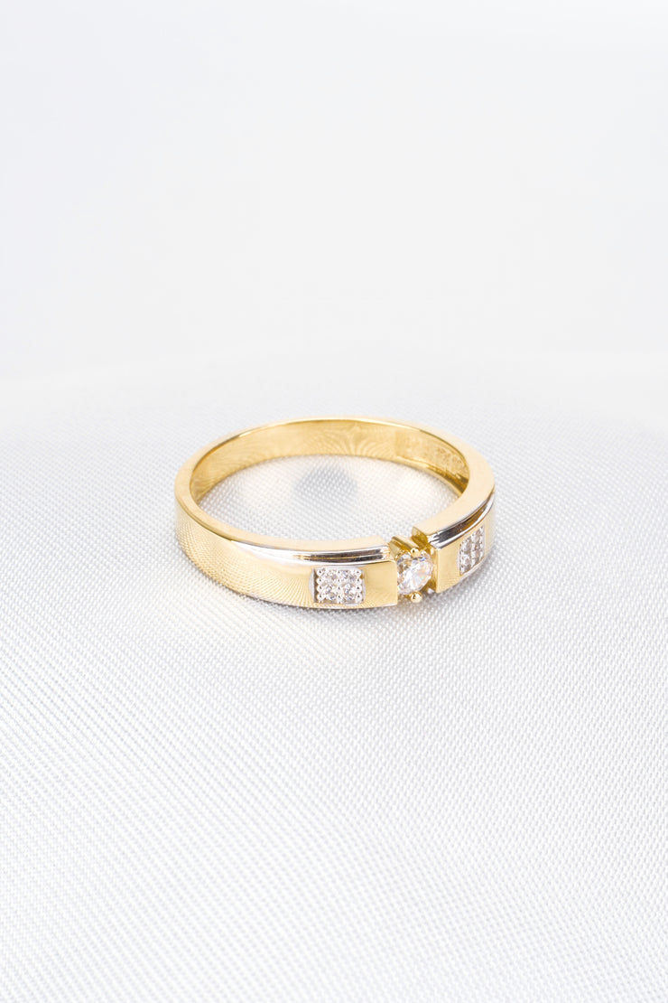 Nhẫn cưới nam Bảo Tín K&K Vàng kiểu Ý 750 Loyal